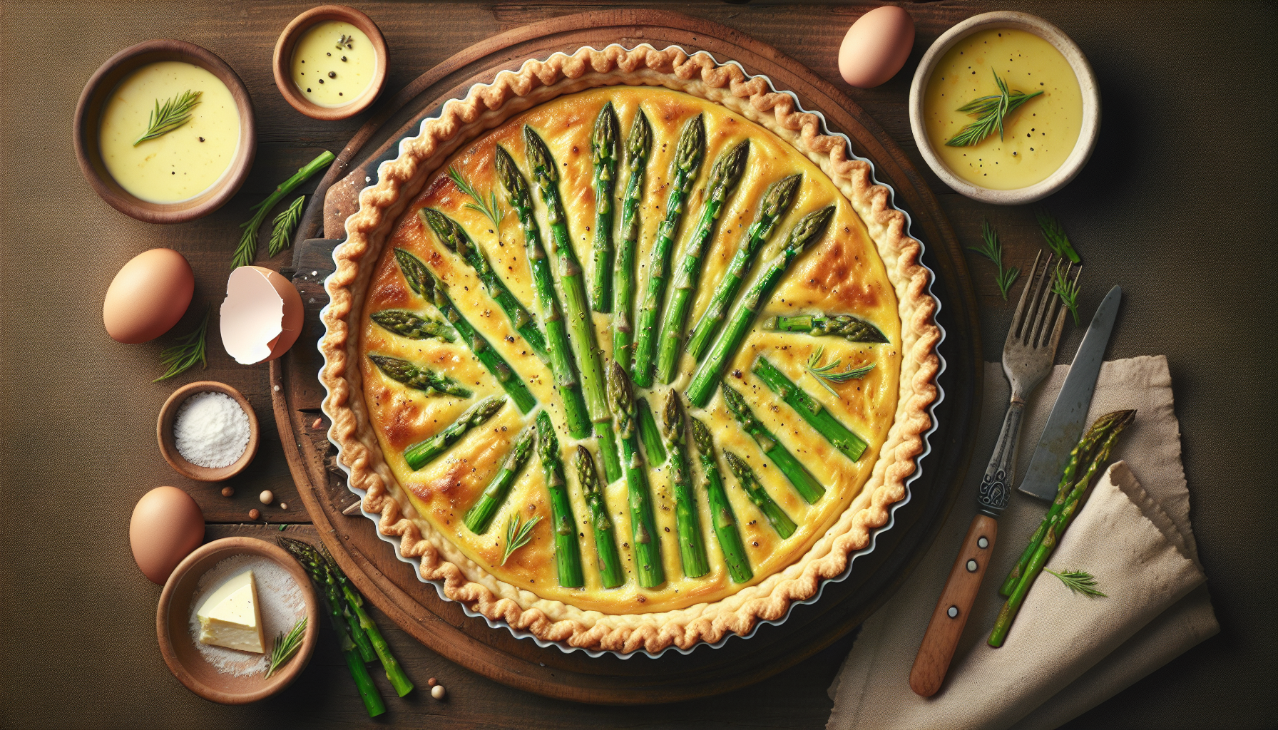 torta salata asparagi